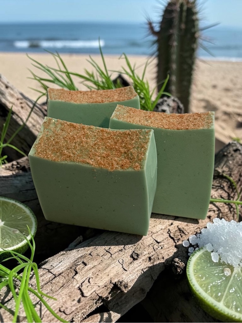 Goat Milk Soap Sea Salt & Cactus Refreshingly Clean Orchid & Vine Luxury Wash